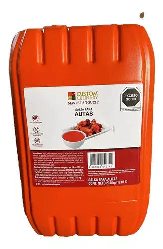 CUSTOM CULINARY SALSA PARA ALITAS 20LT