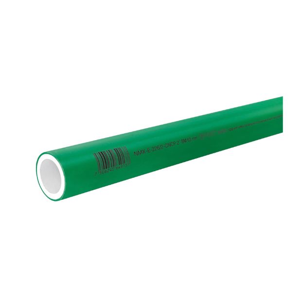 Tubo de 63mm (2') PPR hidráulico, 4m, 5.4kg, FOSET-CV-006 / 45446 Tubo de 63mm (2') PPR hidráulico, 4m, 5.4kg, FOSET-CV-006 / 45446