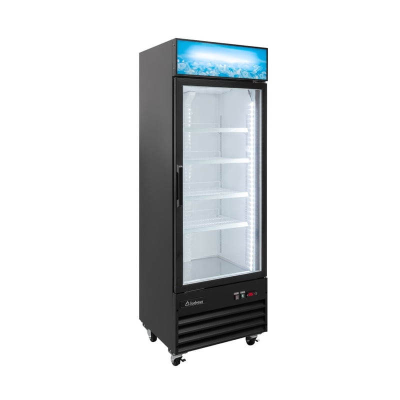 Congelador 1 puerta de cristal 365L