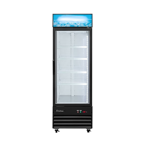 Congelador 1 puerta de cristal 365L