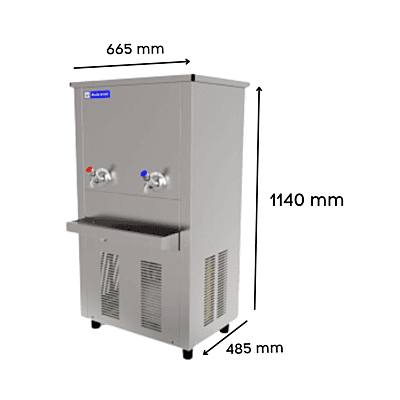 Dimension of "Blue Star CW 4080 water cooler with warm and cold option"