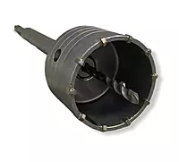 Kit Sacabocados 3 Pulgadas Punta Diamante y Adaptador SDS Cluxer - CX-SBCPO8150