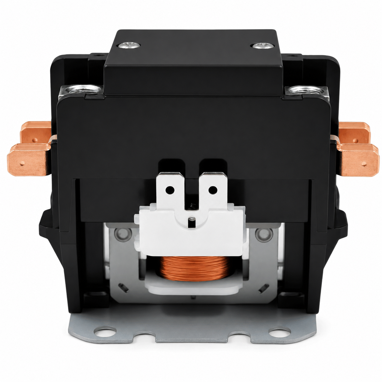 Contactor 2 Polos, 40 Amps, Bobina 21-24VAC, 50/60Hz, Cluxer - CXC2P40A24