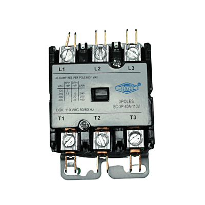 Contactor 3 Polos, 40 Amps Bobina, 110Vac, 50/60Hz, Cluxer - Cxc3P40A110 Contactor 3 Polos, 40 Amps Bobina, 110Vac, 50/60Hz, Cluxer - Cxc3P40A110