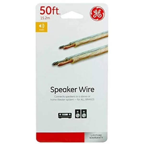 GE 50 ft. 18AWG Speaker Wire - 2 Conductor GE 50 ft. 18AWG Speaker Wire - 2 Conductor