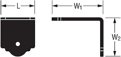 Simpson Strong-Tie Outdoor Accents - ORNAMENTAL Angle - PC Over ZMAX Simpson Strong-Tie Outdoor Accents - ORNAMENTAL Angle - PC Over ZMAX