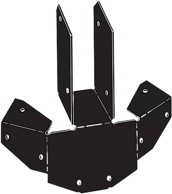 Simpson Strong-Tie Outdoor Accents - ORNAMENTAL Gazebo Tie Rafter - PC ZMAX