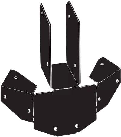 Simpson Strong-Tie Outdoor Accents - ORNAMENTAL Gazebo Tie Rafter - PC ZMAX Simpson Strong-Tie Outdoor Accents - ORNAMENTAL Gazebo Tie Rafter - PC ZMAX