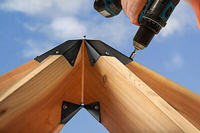 Simpson Strong-Tie Outdoor Accents - ORNAMENTAL Gazebo Tie Rafter - PC ZMAX Simpson Strong-Tie Outdoor Accents - ORNAMENTAL Gazebo Tie Rafter - PC ZMAX