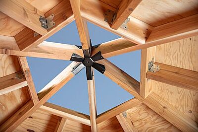 Simpson Strong-Tie Outdoor Accents - ORNAMENTAL Gazebo Tie Rafter - PC ZMAX Simpson Strong-Tie Outdoor Accents - ORNAMENTAL Gazebo Tie Rafter - PC ZMAX