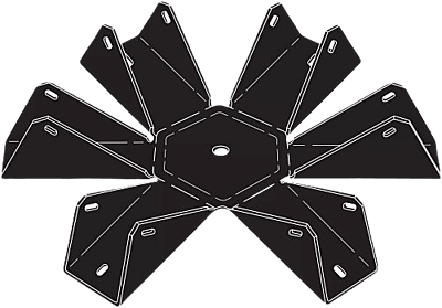 Simpson Strong-Tie Outdoor Accents - ORNAMENTAL Gazebo Tie Rafter - PC ZMAX Simpson Strong-Tie Outdoor Accents - ORNAMENTAL Gazebo Tie Rafter - PC ZMAX