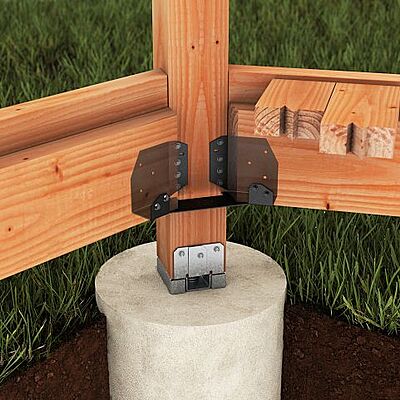 Simpson Strong-Tie Outdoor Accents - ORNAMENTAL Gazebo Tie Rafter - PC ZMAX Simpson Strong-Tie Outdoor Accents - ORNAMENTAL Gazebo Tie Rafter - PC ZMAX