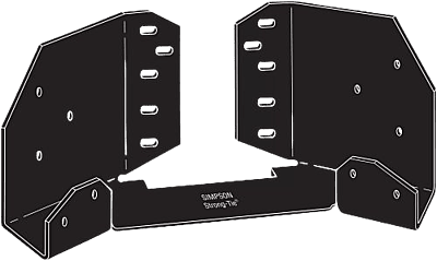 Simpson Strong-Tie Outdoor Accents - ORNAMENTAL Gazebo Tie Rafter - PC ZMAX Simpson Strong-Tie Outdoor Accents - ORNAMENTAL Gazebo Tie Rafter - PC ZMAX