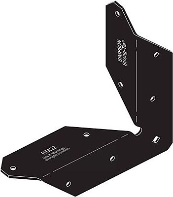 Simpson Strong-Tie Outdoor Accents - ORNAMENTAL Rigid Tie Angle - PC ZMAX Simpson Strong-Tie Outdoor Accents - ORNAMENTAL Rigid Tie Angle - PC ZMAX