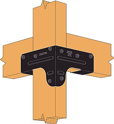 Simpson Strong-Tie Outdoor Accents - ORNAMENTAL Rigid Tie Angle - PC ZMAX Simpson Strong-Tie Outdoor Accents - ORNAMENTAL Rigid Tie Angle - PC ZMAX