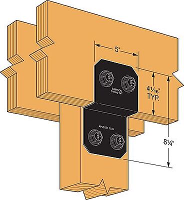 Simpson Strong-Tie Outdoor Accents - Avant Deck Joist Tie PC ZMAX