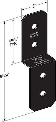 Simpson Strong-Tie Outdoor Accents - Avant Deck Joist Tie PC ZMAX