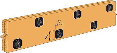 Simpson Strong-Tie Outdoor Accents - Z-MAX/PC Decorative Washer Simpson Strong-Tie Outdoor Accents - Z-MAX/PC Decorative Washer