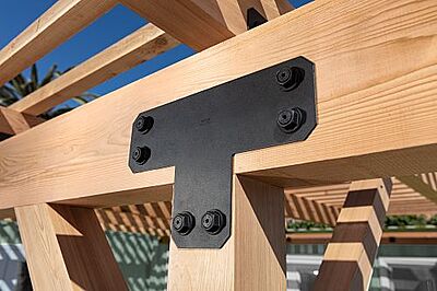 Simpson Strong-Tie Outdoor Accents - AVANT T Strap PC ZMAX Simpson Strong-Tie Outdoor Accents - AVANT T Strap PC ZMAX