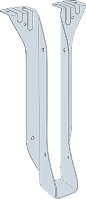 Simpson Strong-Tie Wood Conn - Solid Lumber Conn - Top-Flange Hanger JBA Simpson Strong-Tie Wood Conn - Solid Lumber Conn - Top-Flange Hanger JBA