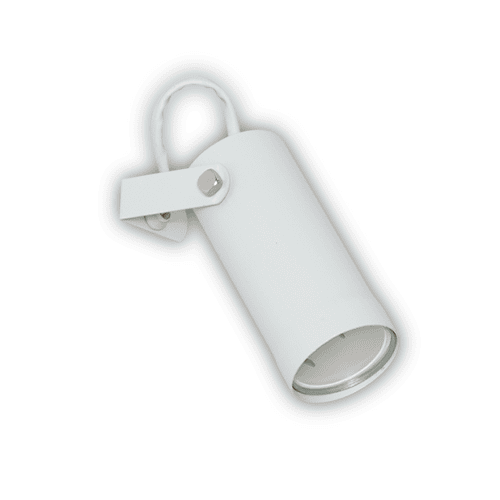 Cabezal Tubo 1 Luz GU10 Blanco