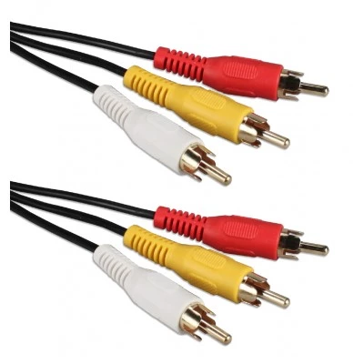 Cable 3 RCA Mâle Vers Mâle 10 PI ( 3 M )