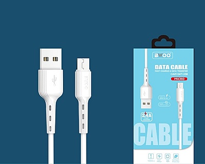 Cable Chargeur Micro USB X130V 2.4A 1M Bwoo