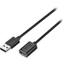 Cable D'Extension USB 2.0 A-Male Vers USB A-Femelle 12'' Noir Best Buy essentials™