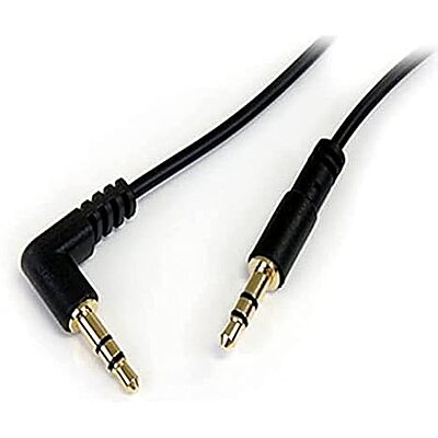 Cable Jack vers Jack avec Angle a 90° 0.5 Pi