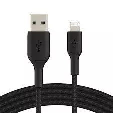 Cable USB Type A Vers Lightning 10 Pi Noir