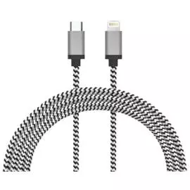 Cable USB Type C Vers Lightning 4 Pi (1.2m) LBT Boite Ouverte