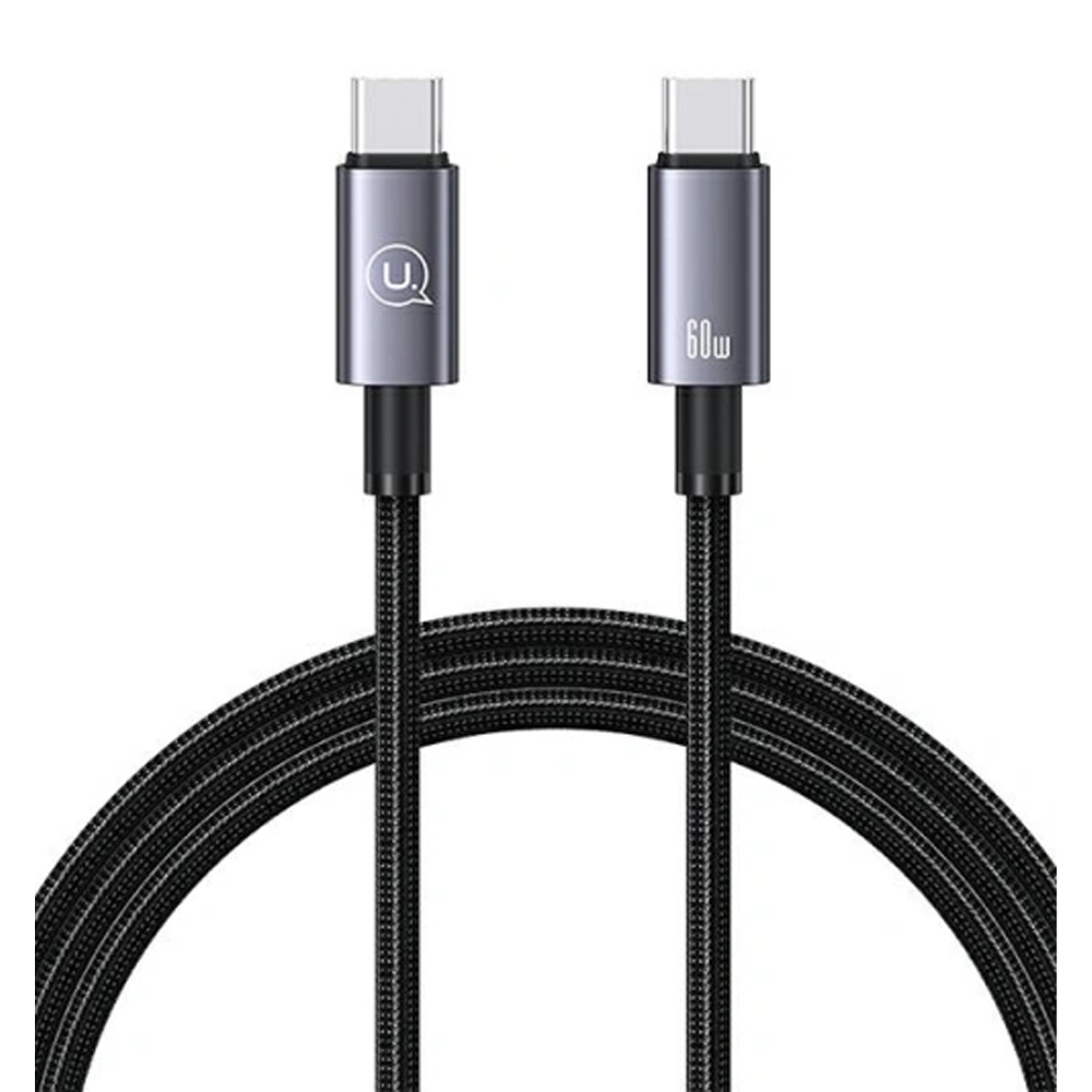 USAMS USB C-C Braided Cable 60W 1.2M USSJ661
