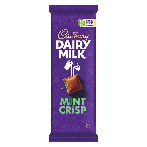 Cadbury Slab Mint Crisp 80g