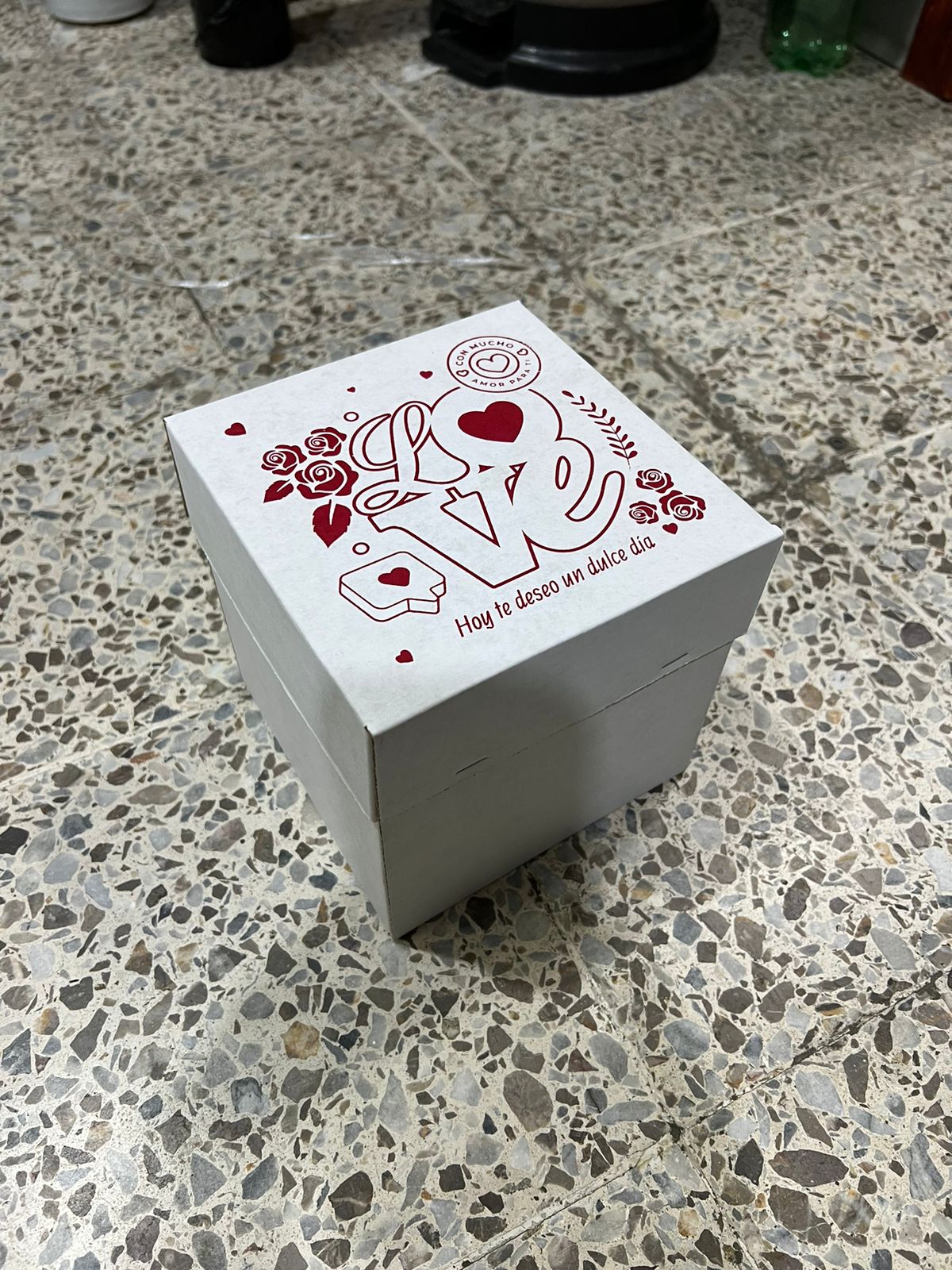 Caja Pastel 6x6x6 Impresa
