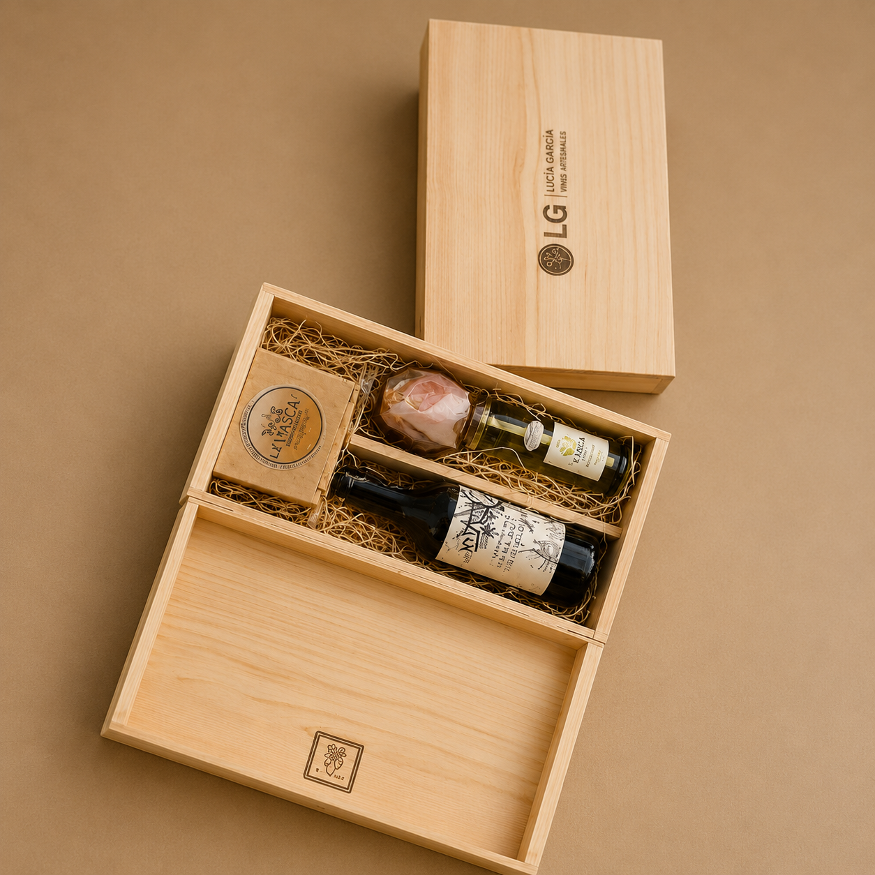 Caja con picada gourmet para LG