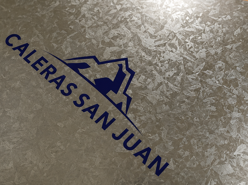 Caja de metal y pata de jamón para Caleras San Juan