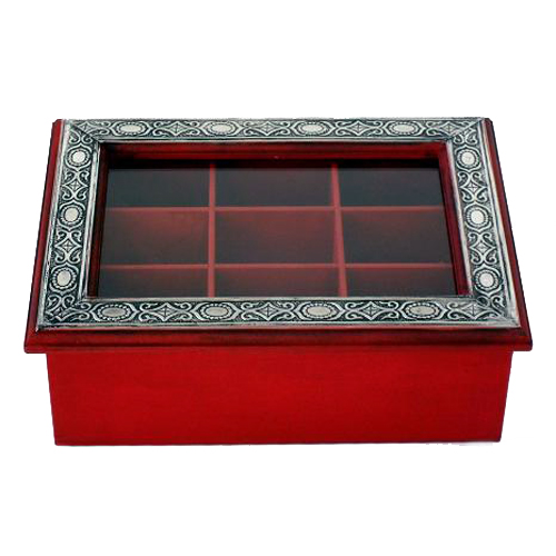 Caja para té artesanal de diseño