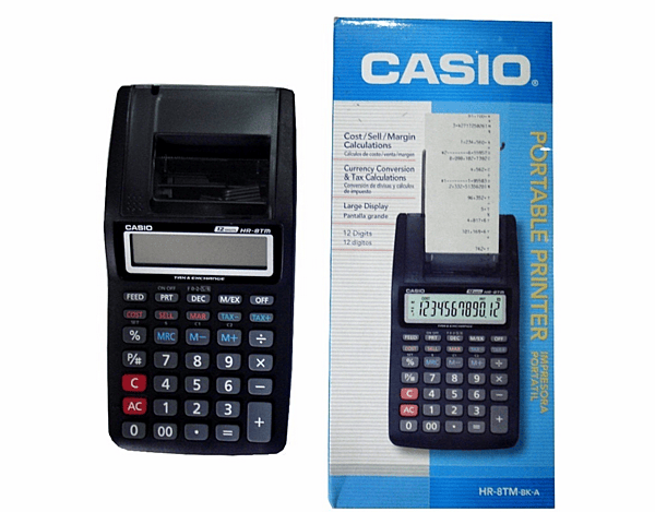 Calculadora CASIO HR 8TM BK  A