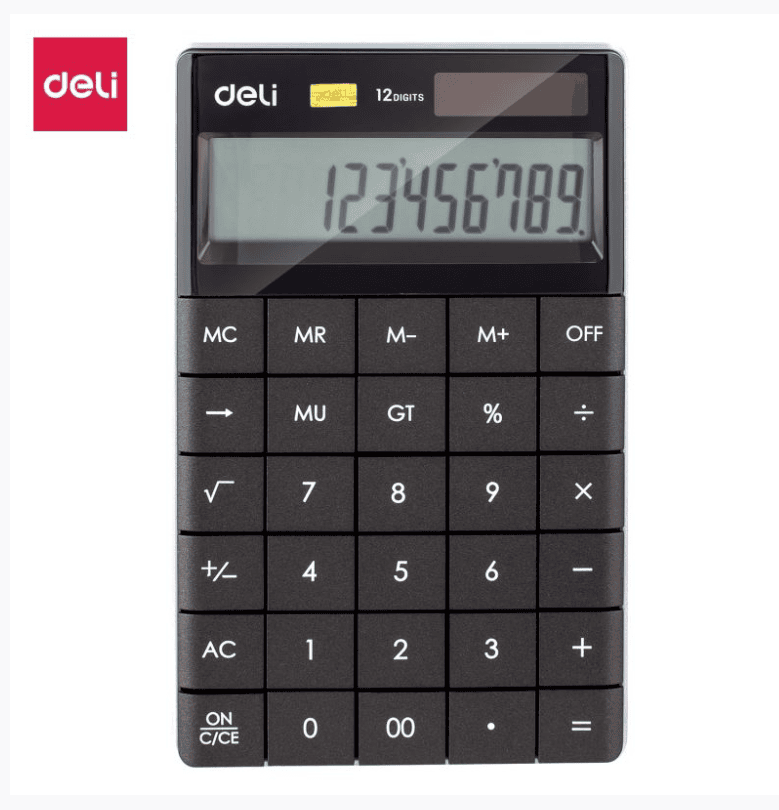 DELI Calculator - BLACK