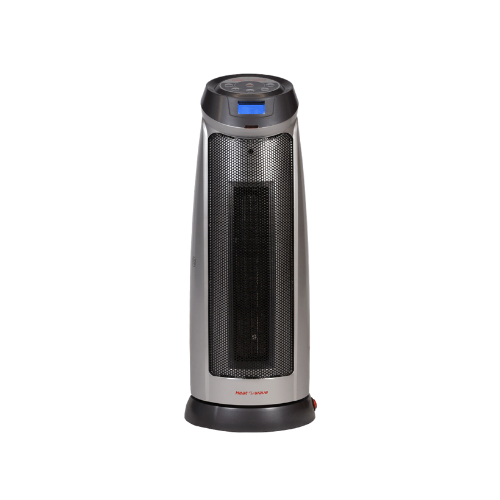 Calefactor Eléctrico de Cerámica Tipo Torre Heatwave, Potencias de Calefacción 2 (baja y alta) + modo ventilación, Potencia Mín. 750 W – Máx. 1500 W, Superficie a Cubrir 16 mts2 - HC5136L