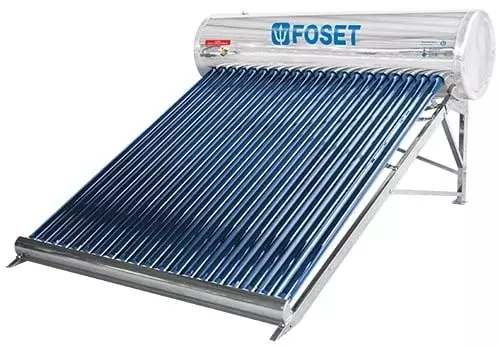 CALE-20S Calentador de agua solar 240 Litros 6 o 7 personas Foset