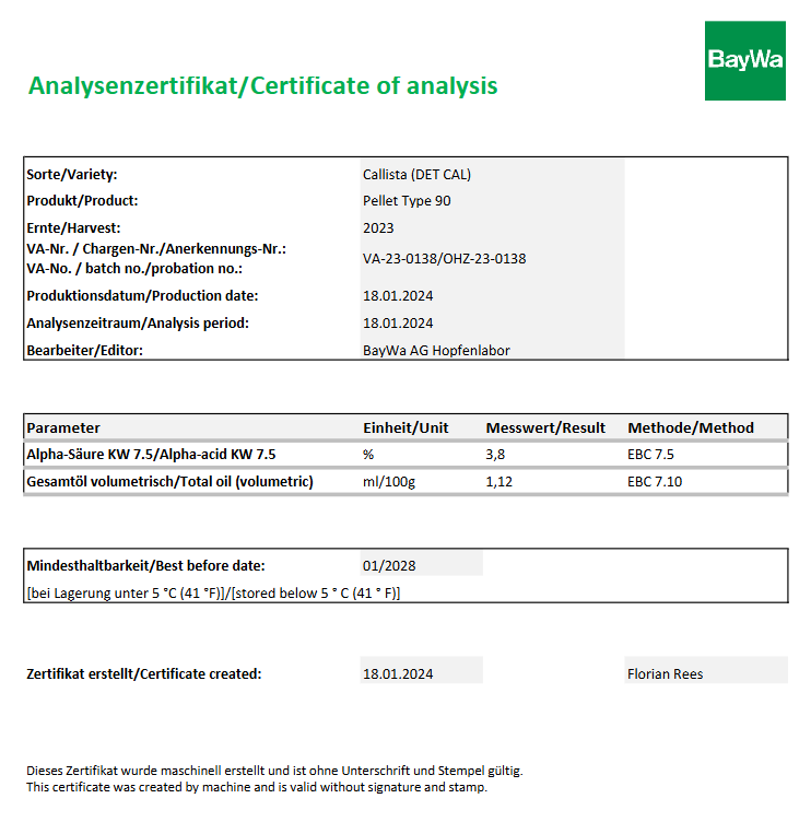 Lupulo1kg Callista GER BW Lupulo1kg Callista GER BW