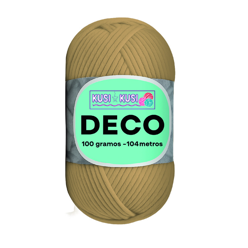 Lana Algodon Deco Col10 Ocre Paquete X 5 Ovillos X 100 Gramos Lana Algodon Deco Col10 Ocre Paquete X 5 Ovillos X 100 Gramos