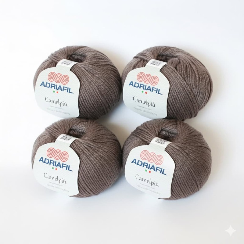 Lotto 200 gr di pregiato filato Camelpiù Lotto 200 gr di pregiato filato Camelpiù