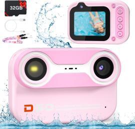 Camera Pour Enfant Waterproof Rose