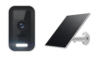 4 MP Battery Powered Outdoor Camera with Solar Panel - ADC-V731B / ADC-VACC-SP4W