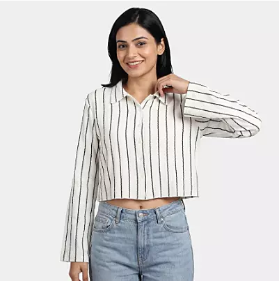 CAMISA CLÁSICA BLANCA PARA MUJER LUCKY CHARM