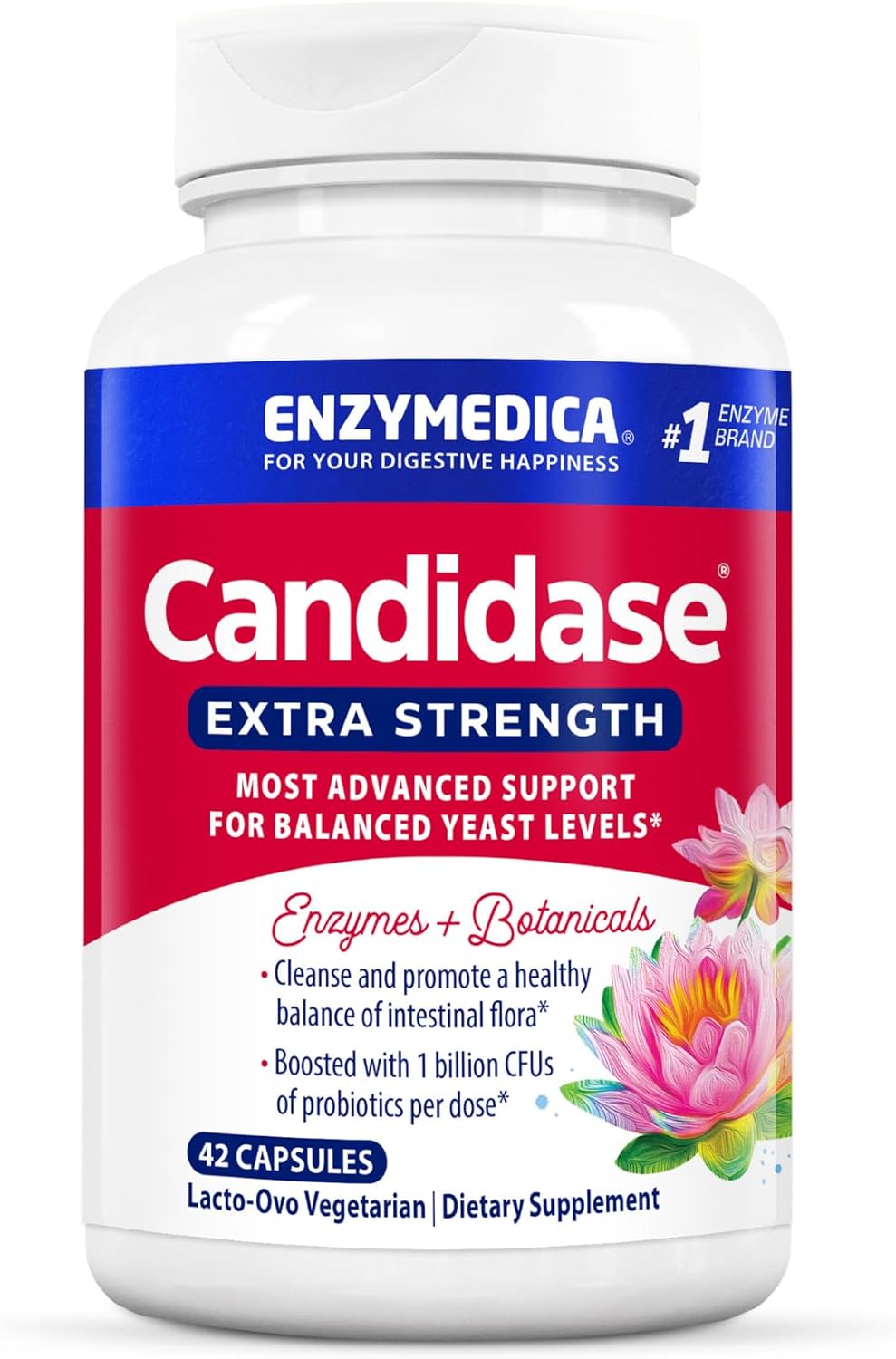 CANDIDASE EXTRA STRENGTH 42 cap. ENZYMEDICA