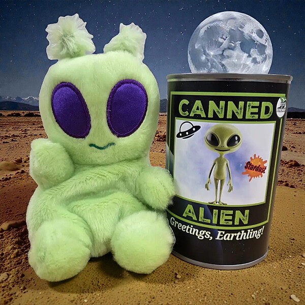 Canned Alien Stuffed Plush