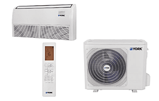Set-PISO TECHO York Inverter 3 TON 36MBH 220/1/60 17 SEER FRÍO - CALOR - YFKE36BZTMCMORX